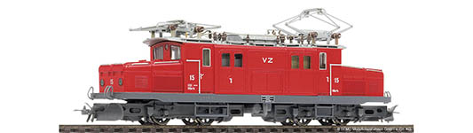 074-1253535 - H0m - Elektrolok  (Krokodil) aktuell HGe 4/4 15, BVZ, Ep. V